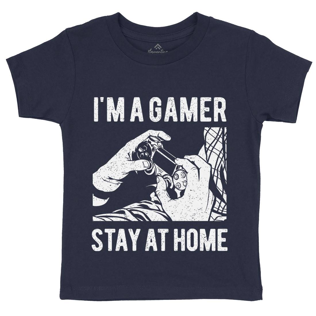 I&#39;M A Gamer Kids Crew Neck T-Shirt Geek A691