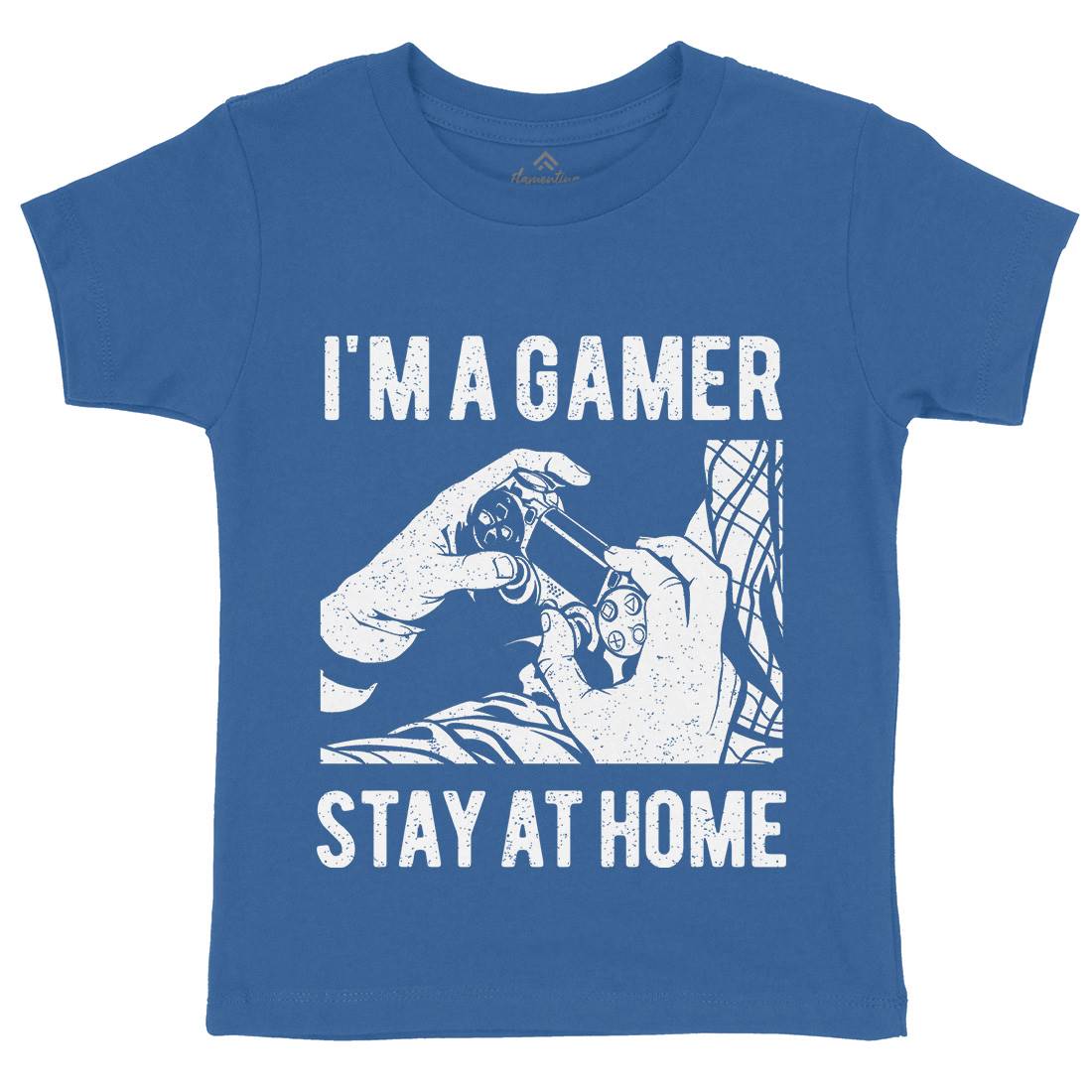 I&#39;M A Gamer Kids Organic Crew Neck T-Shirt Geek A691