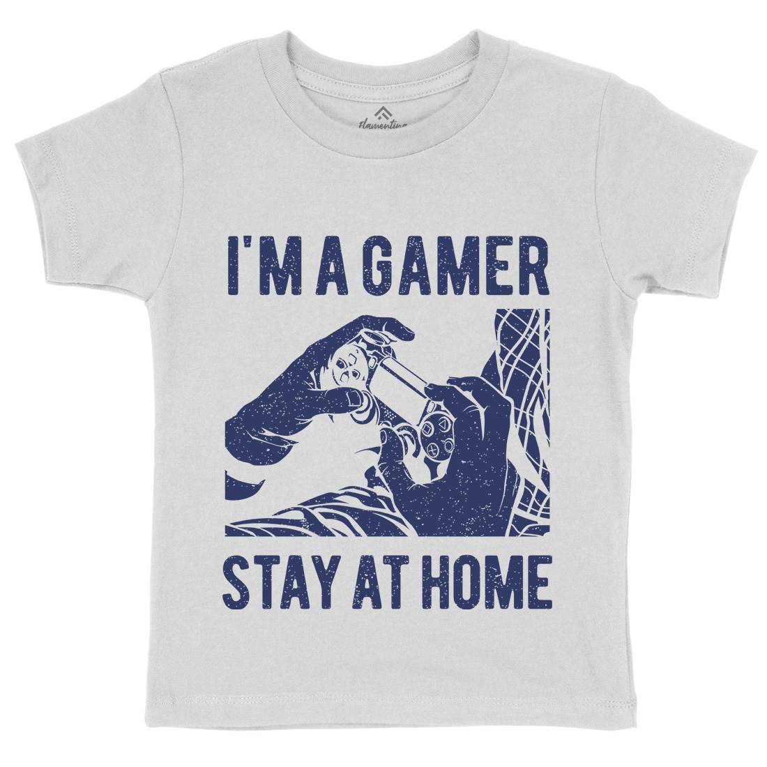 I&#39;M A Gamer Kids Crew Neck T-Shirt Geek A691
