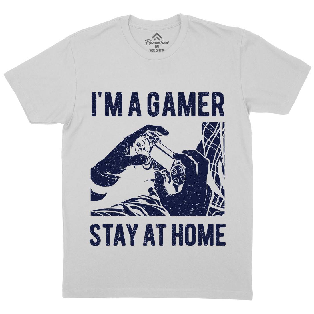 I&#39;M A Gamer Mens Crew Neck T-Shirt Geek A691