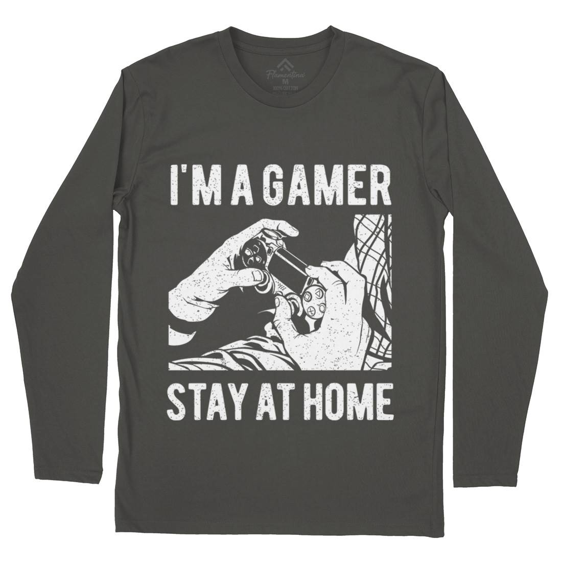 I&#39;M A Gamer Mens Long Sleeve T-Shirt Geek A691