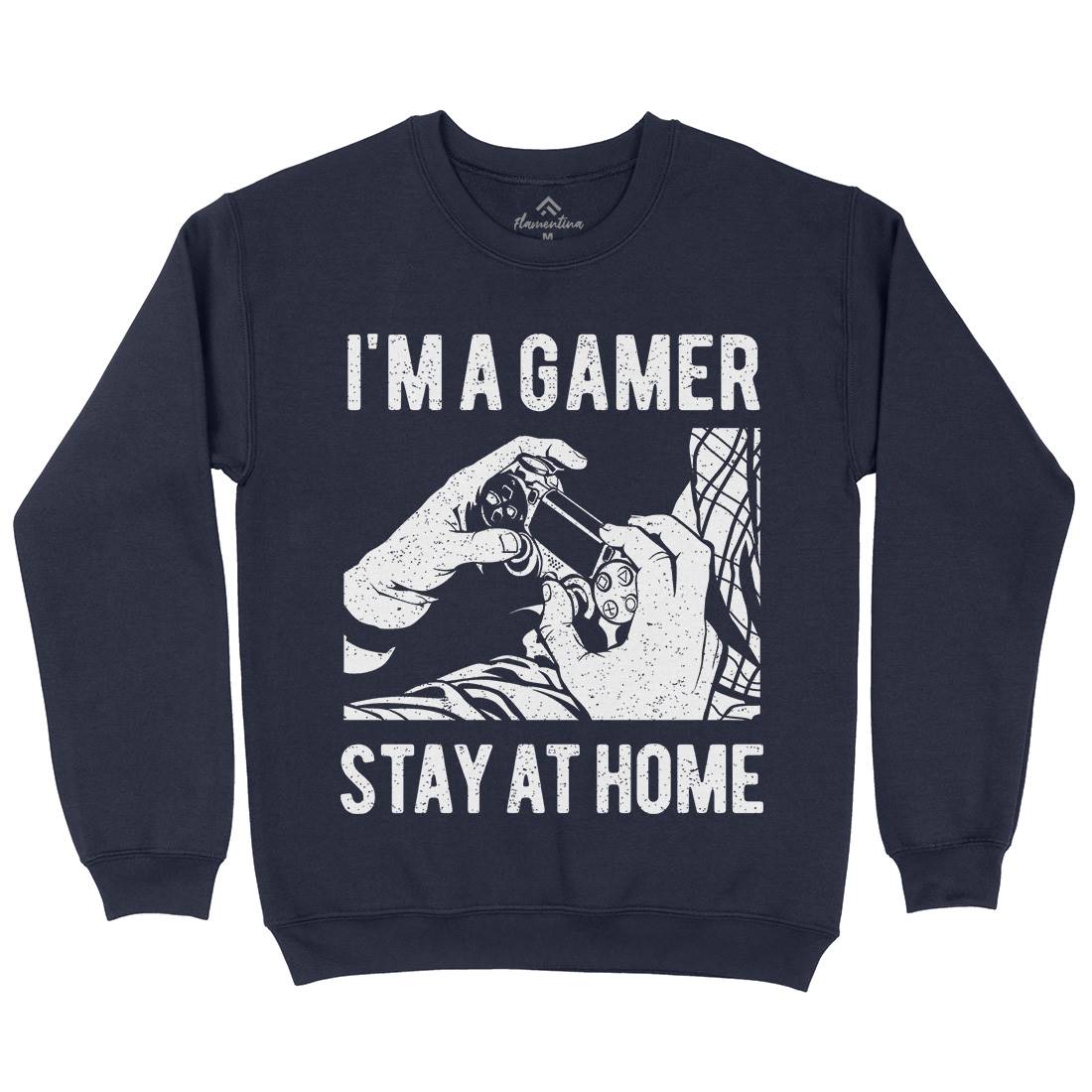 I&#39;M A Gamer Mens Crew Neck Sweatshirt Geek A691