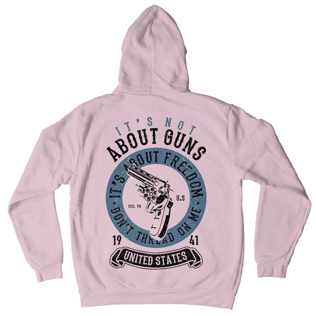 It&#39;s About Freedom Kids Crew Neck Hoodie Quotes A693