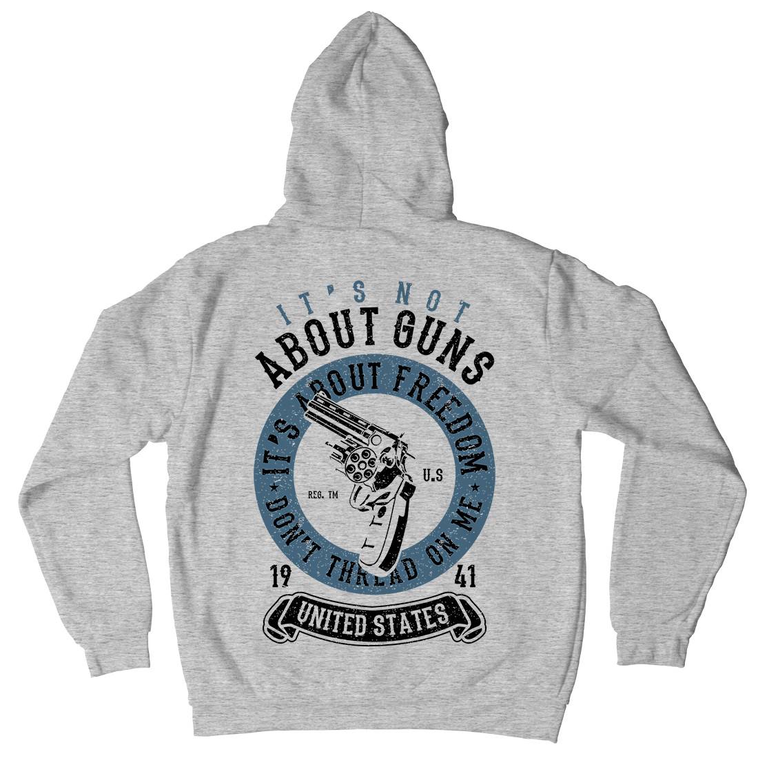 It&#39;s About Freedom Mens Hoodie With Pocket Quotes A693