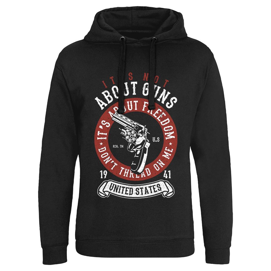It&#39;s About Freedom Mens Hoodie Without Pocket Quotes A693