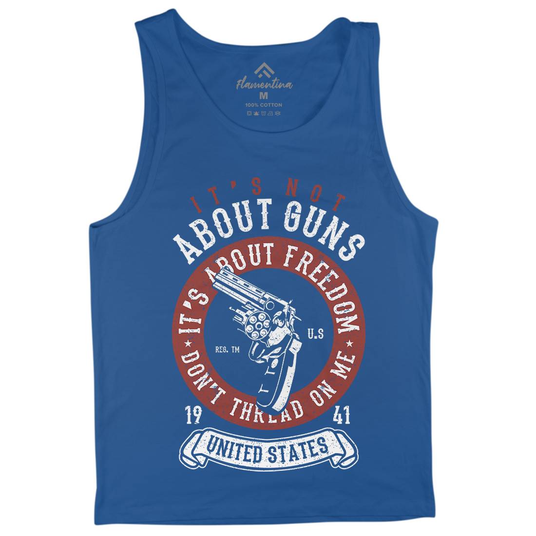 It&#39;s About Freedom Mens Tank Top Vest Quotes A693