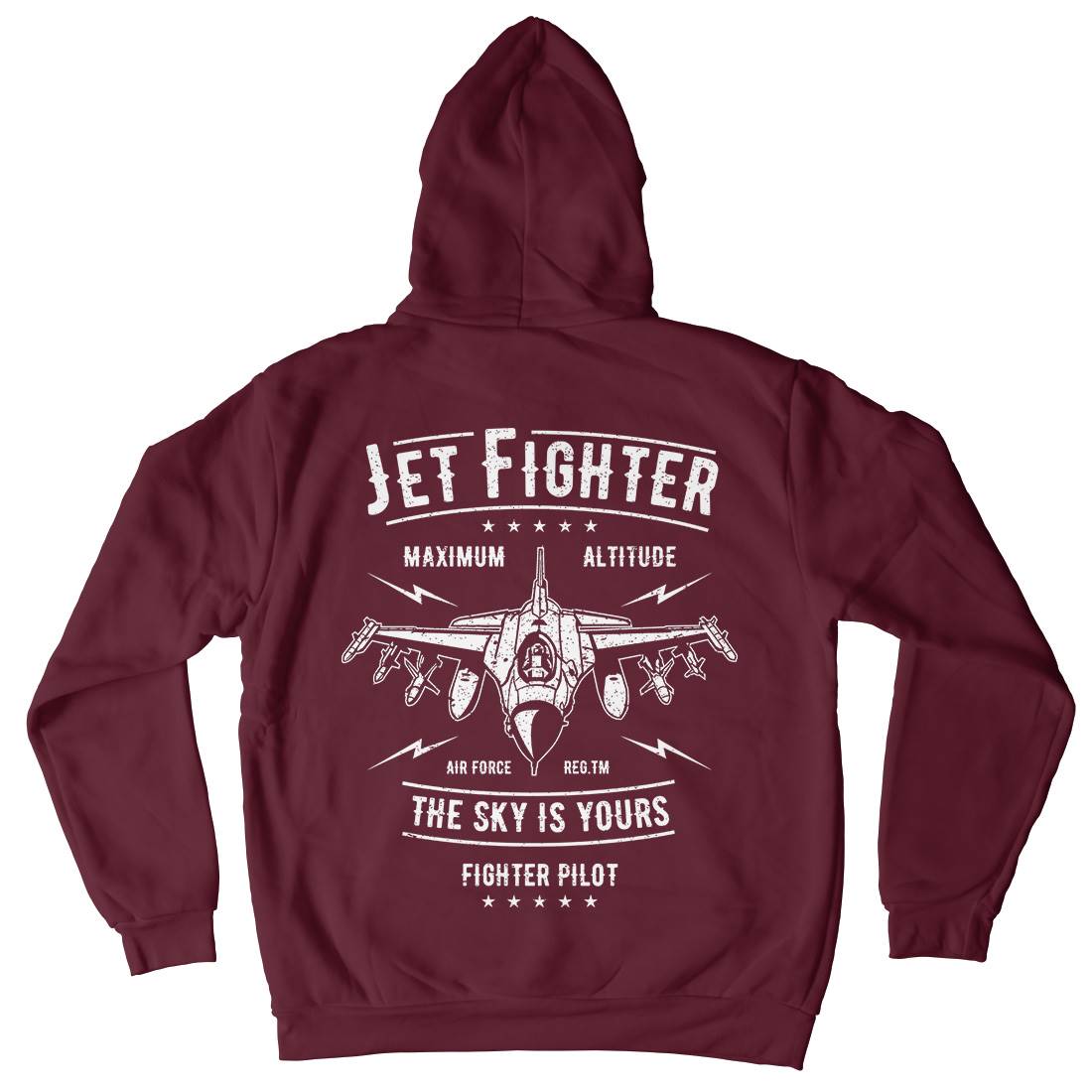 Jet Fighter Kids Crew Neck Hoodie Vehicles A694