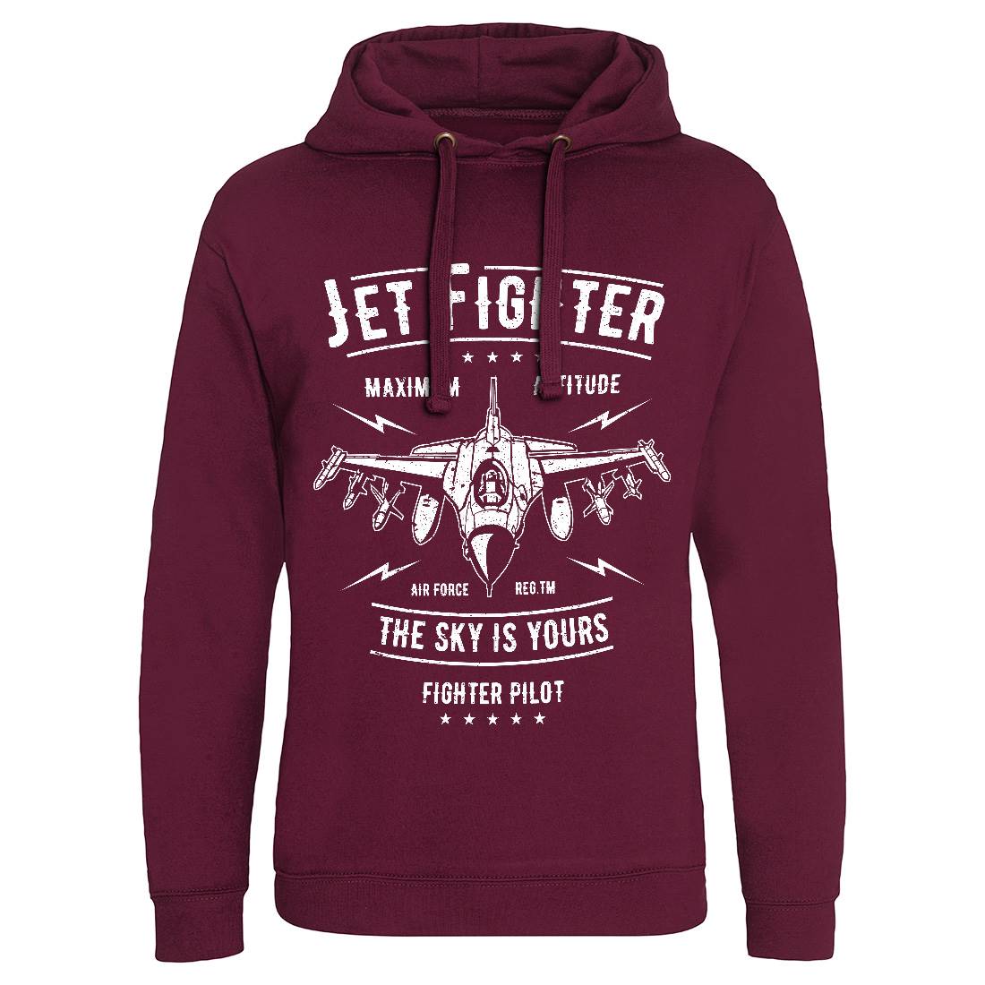 Jet Fighter Mens Hoodie Without Pocket Vehicles A694