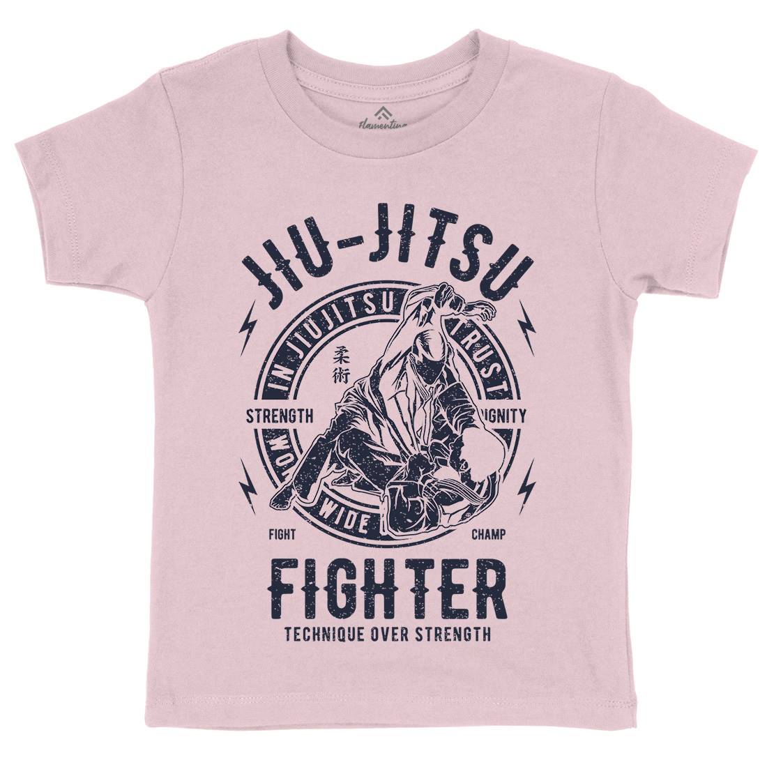 Jiu Jitsu Kids Organic Crew Neck T-Shirt Sport A695