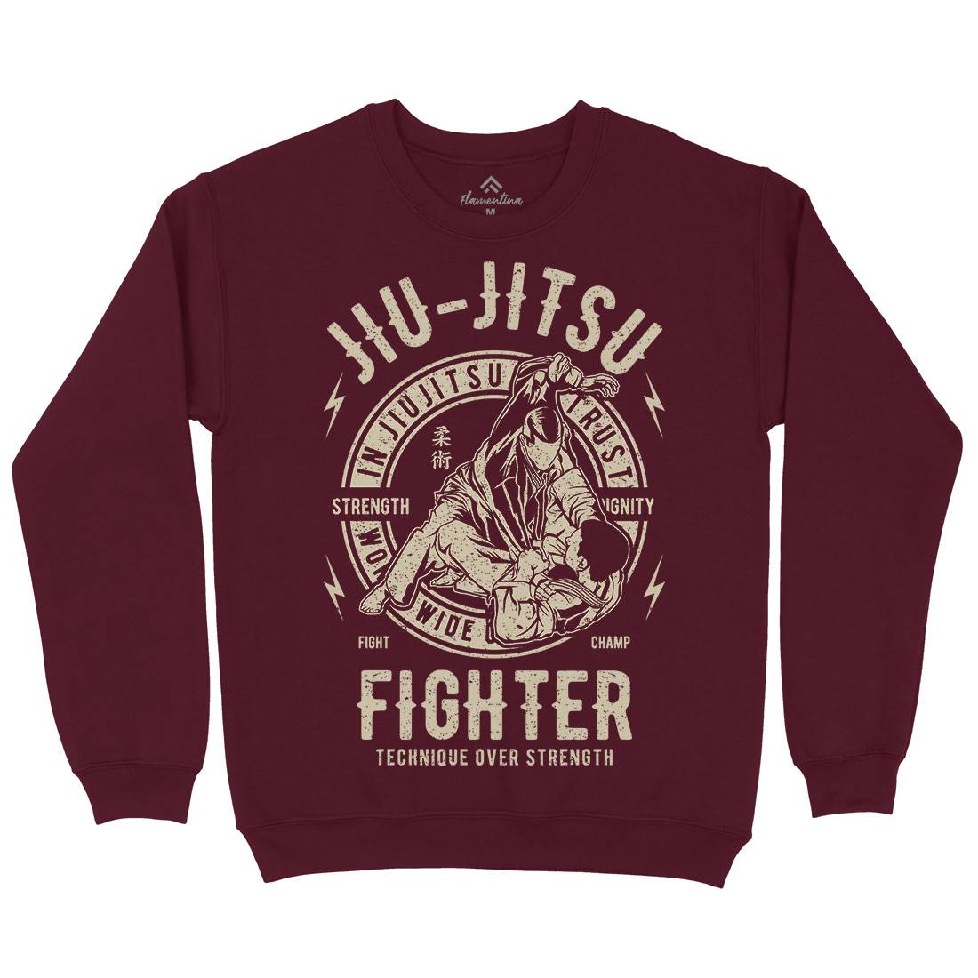 Jiu Jitsu Mens Crew Neck Sweatshirt Sport A695