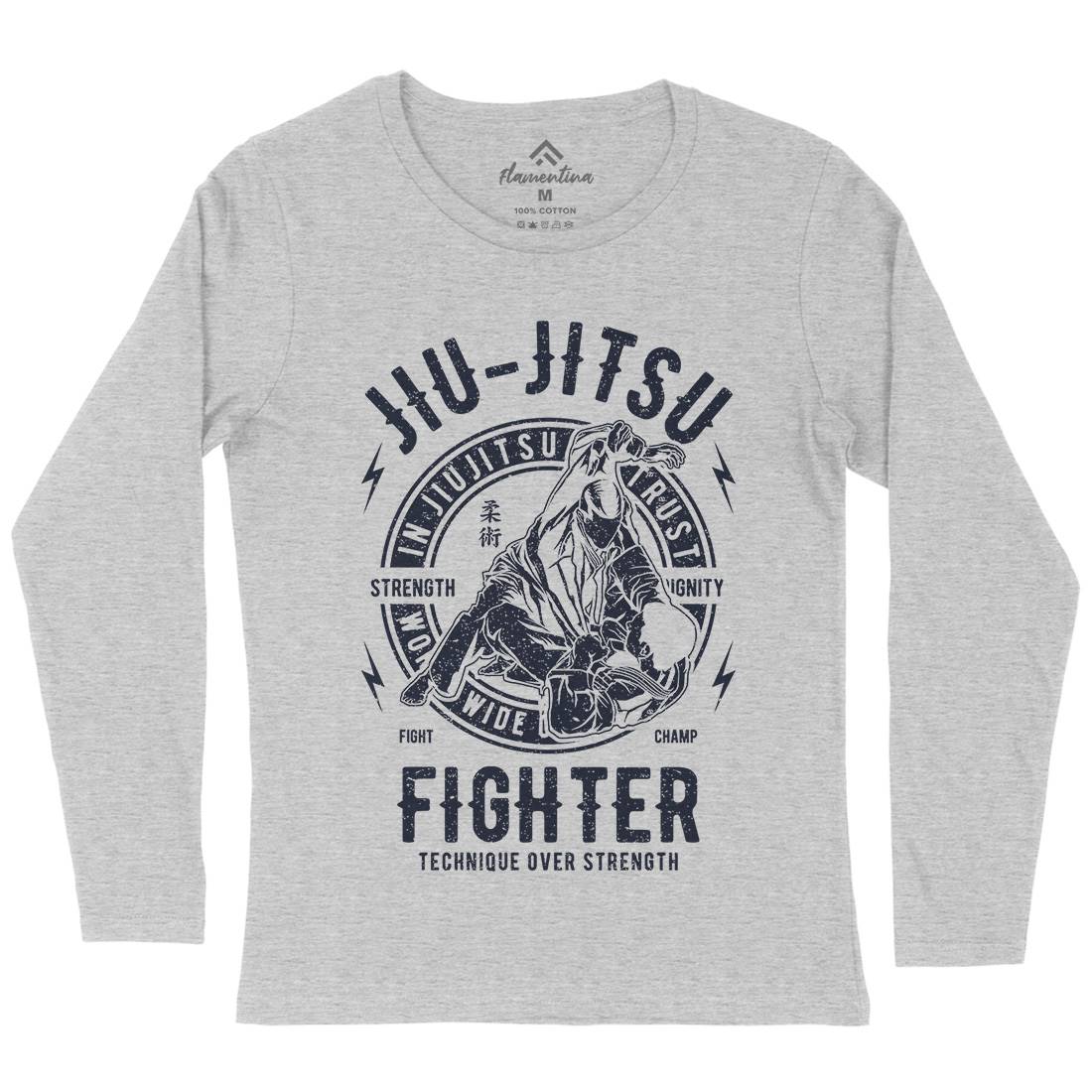 Jiu Jitsu Womens Long Sleeve T-Shirt Sport A695