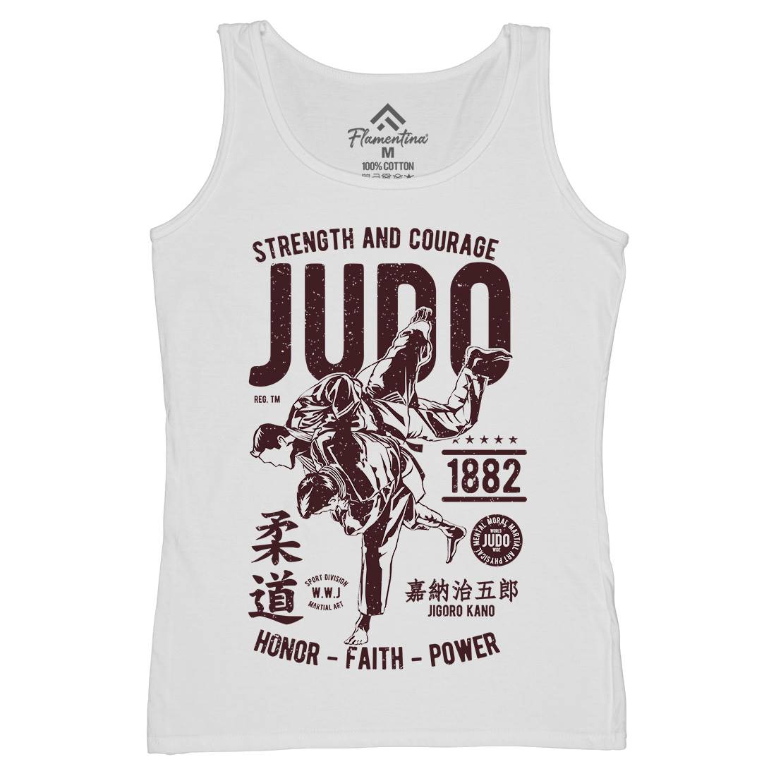 Judo Womens Organic Tank Top Vest Sport A696
