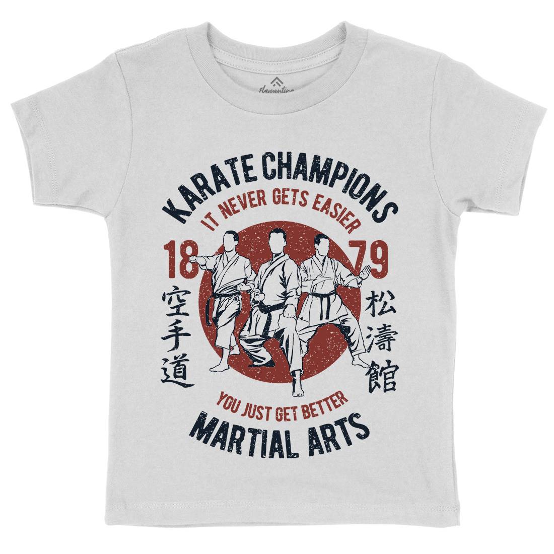 Karate Kids Organic Crew Neck T-Shirt Sport A697