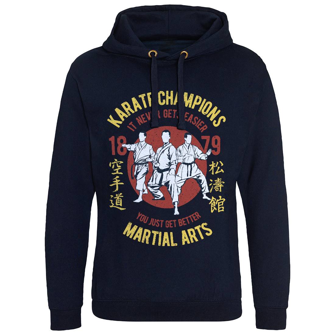 Karate Mens Hoodie Without Pocket Sport A697