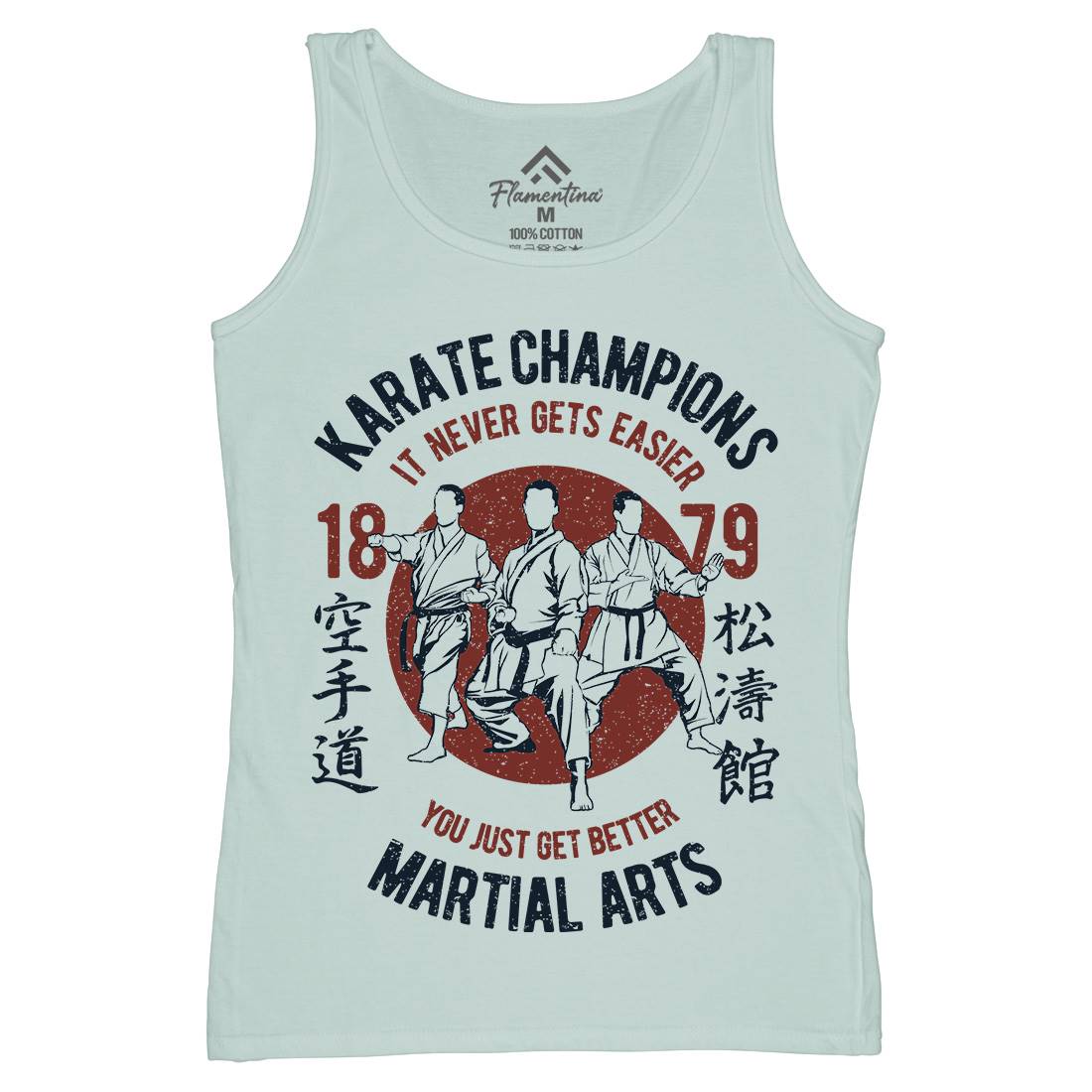 Karate Womens Organic Tank Top Vest Sport A697