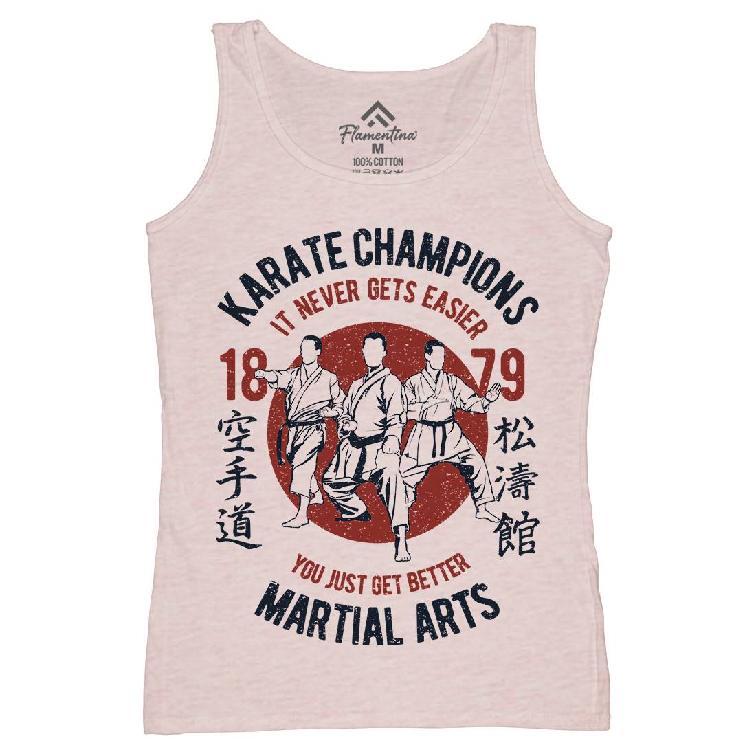 Karate Womens Organic Tank Top Vest Sport A697