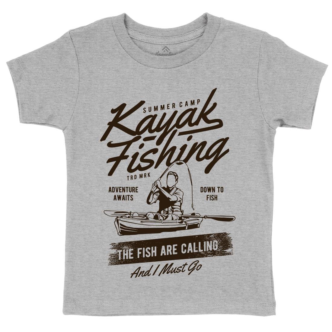 Kayak Kids Organic Crew Neck T-Shirt Sport A698