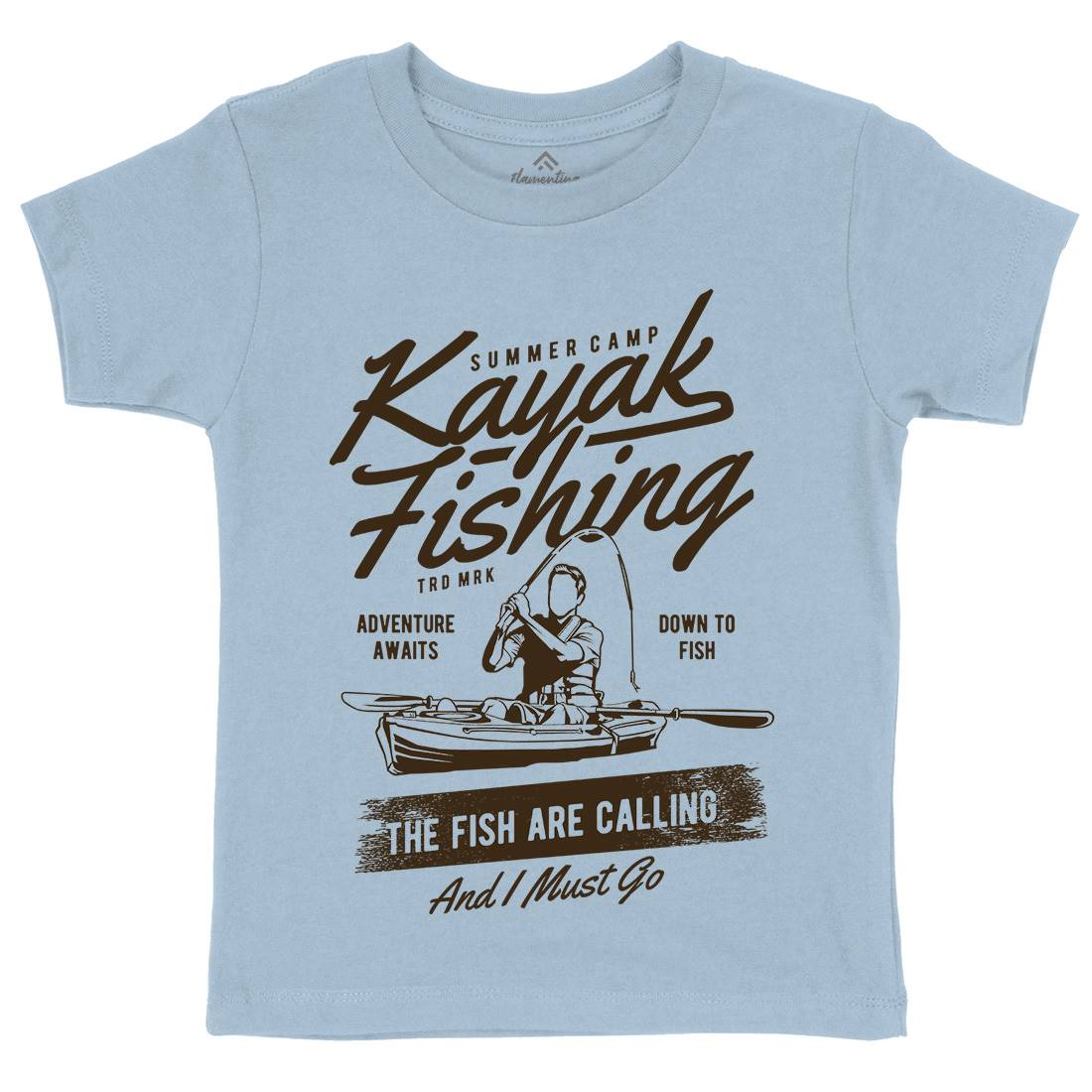 Kayak Kids Crew Neck T-Shirt Sport A698