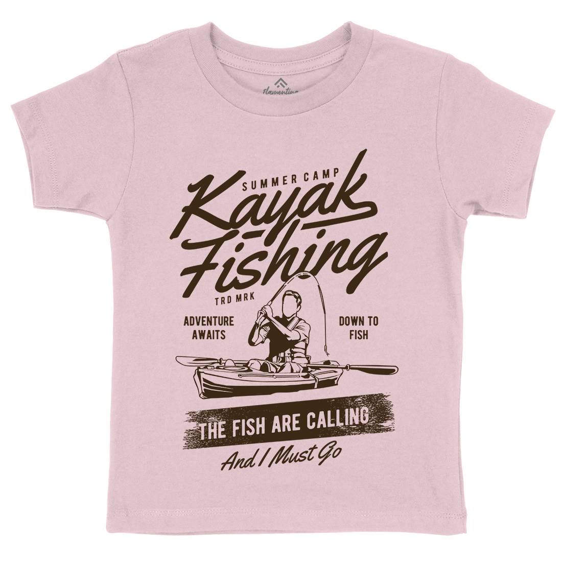 Kayak Kids Crew Neck T-Shirt Sport A698