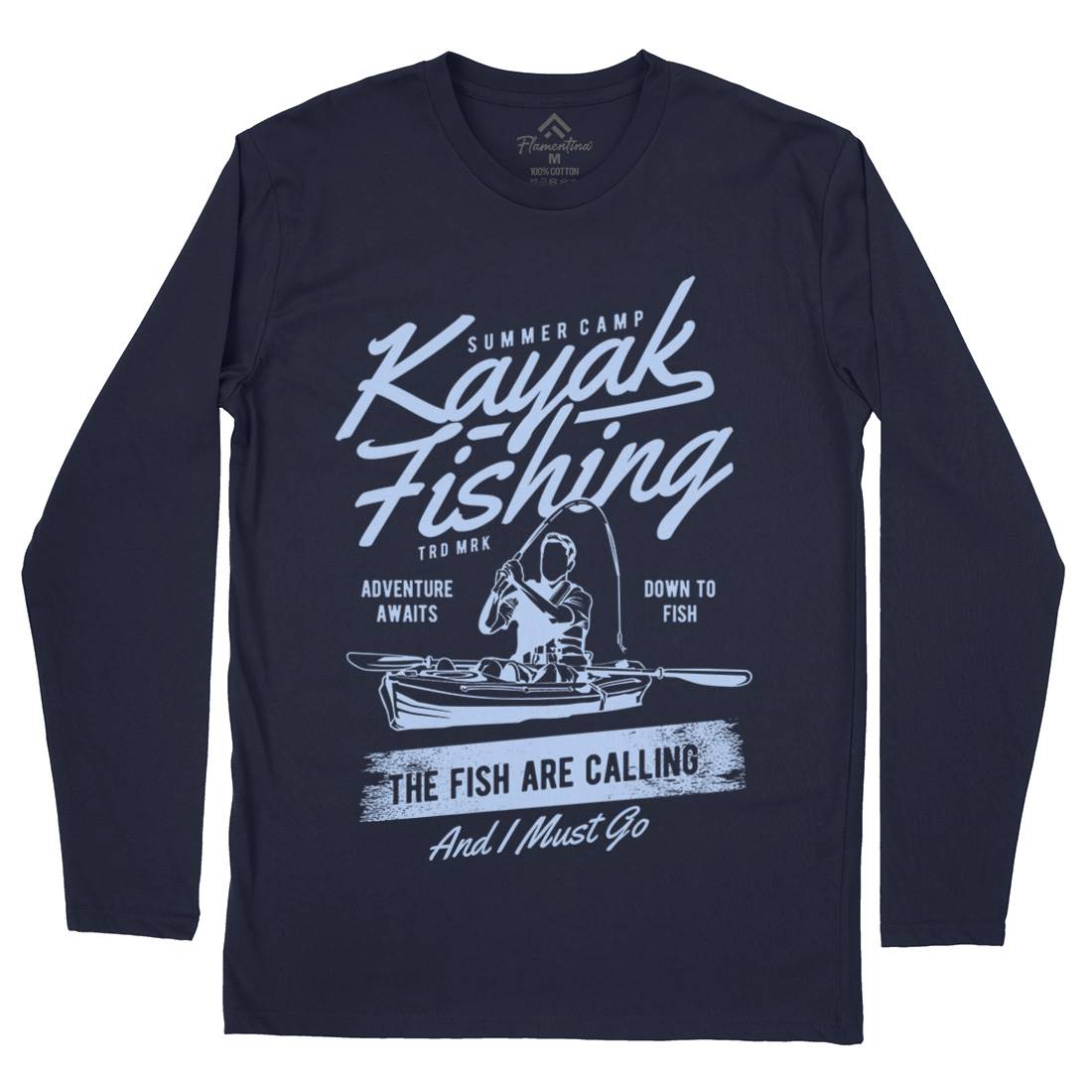 Kayak Mens Long Sleeve T-Shirt Sport A698