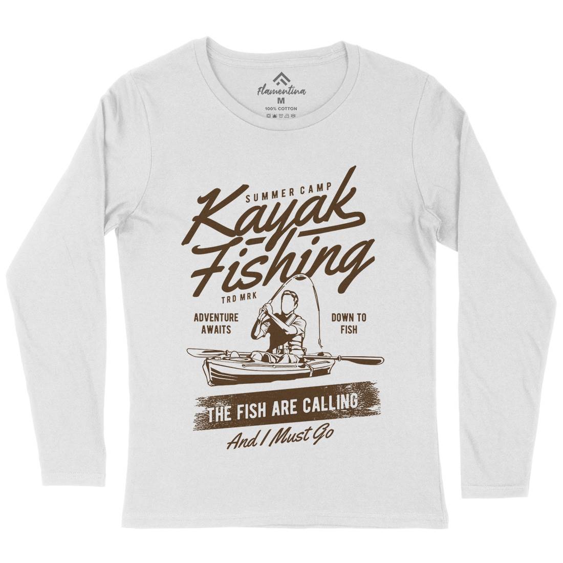 Kayak Womens Long Sleeve T-Shirt Sport A698
