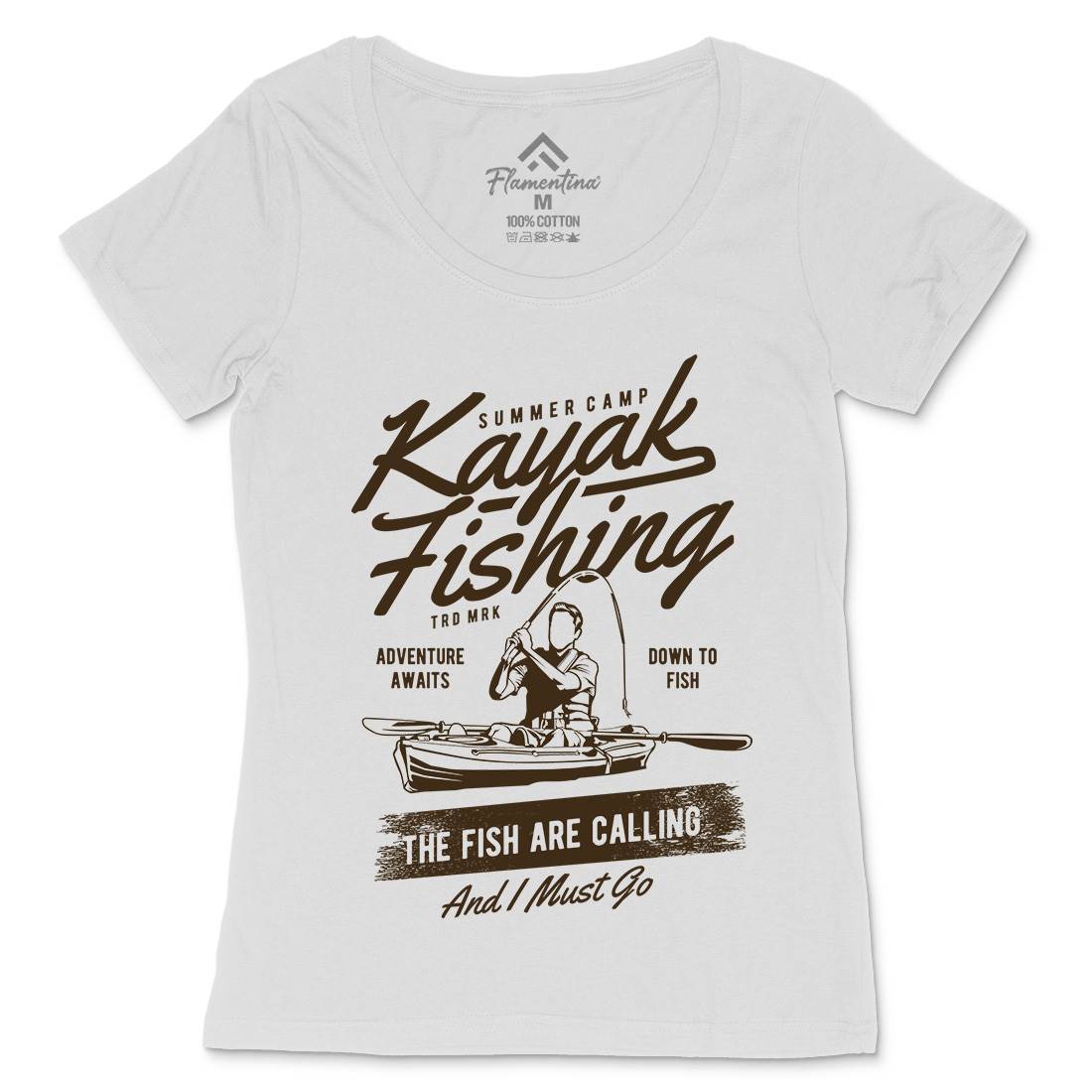 Kayak Womens Scoop Neck T-Shirt Sport A698