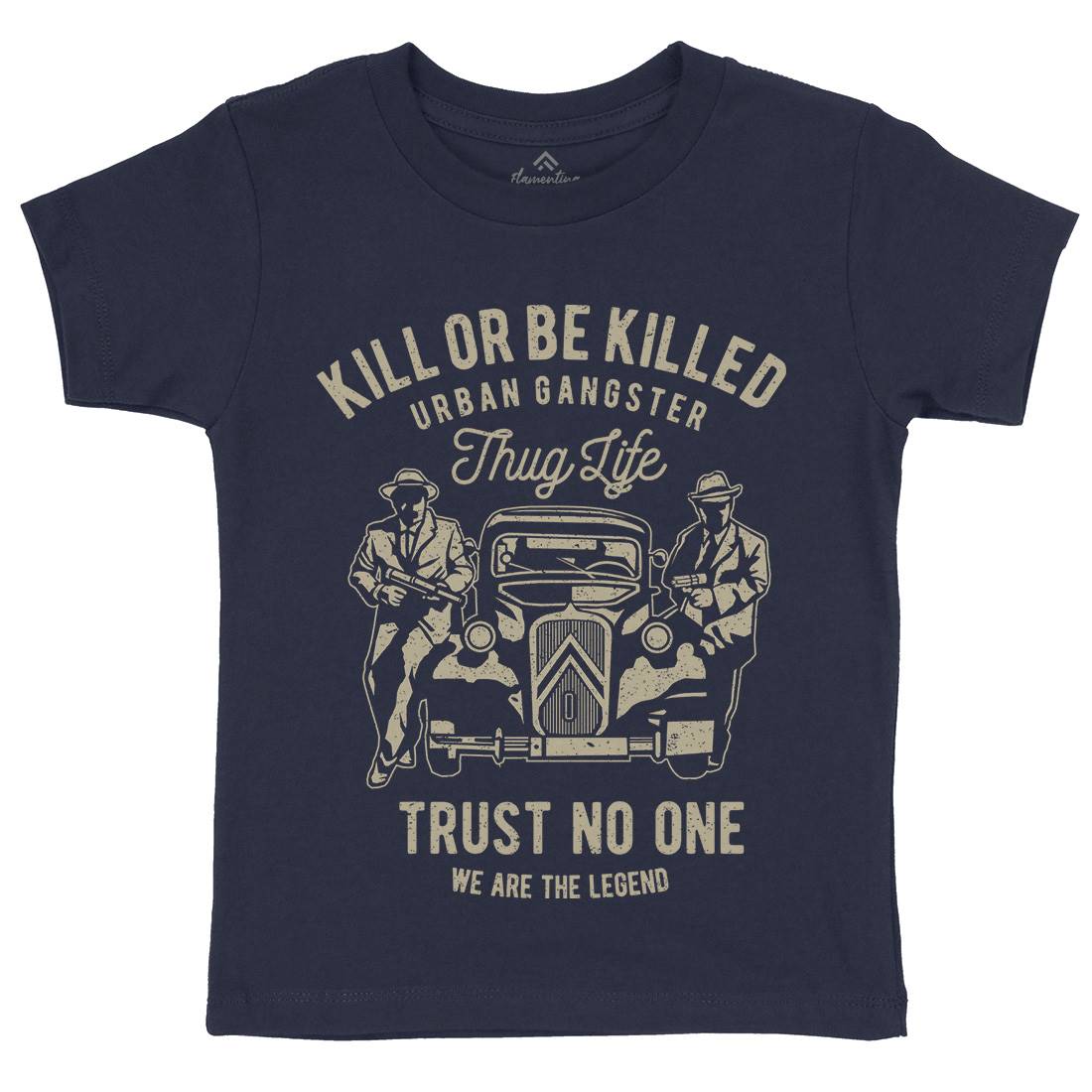 Kill Or Be Killed Kids Crew Neck T-Shirt Retro A700