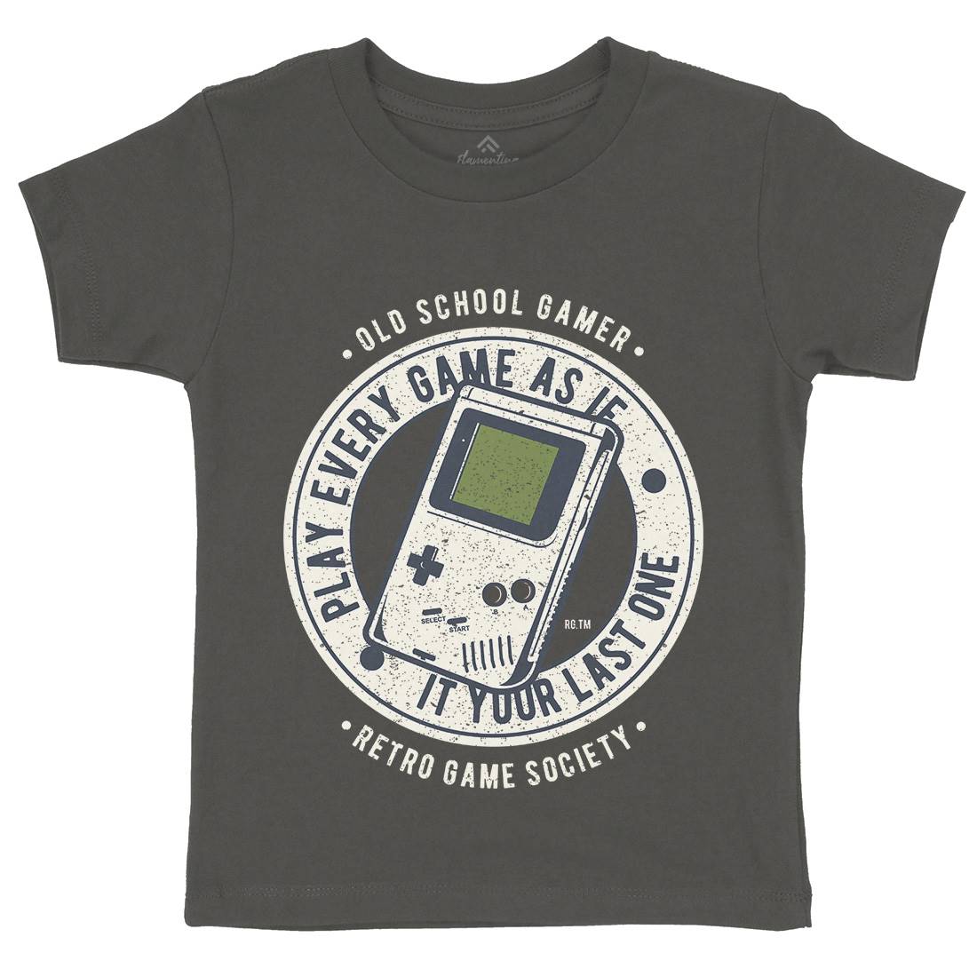 Last Game Kids Crew Neck T-Shirt Geek A703