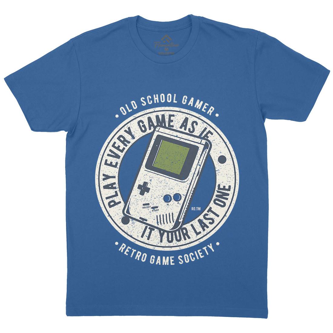Last Game Mens Organic Crew Neck T-Shirt Geek A703