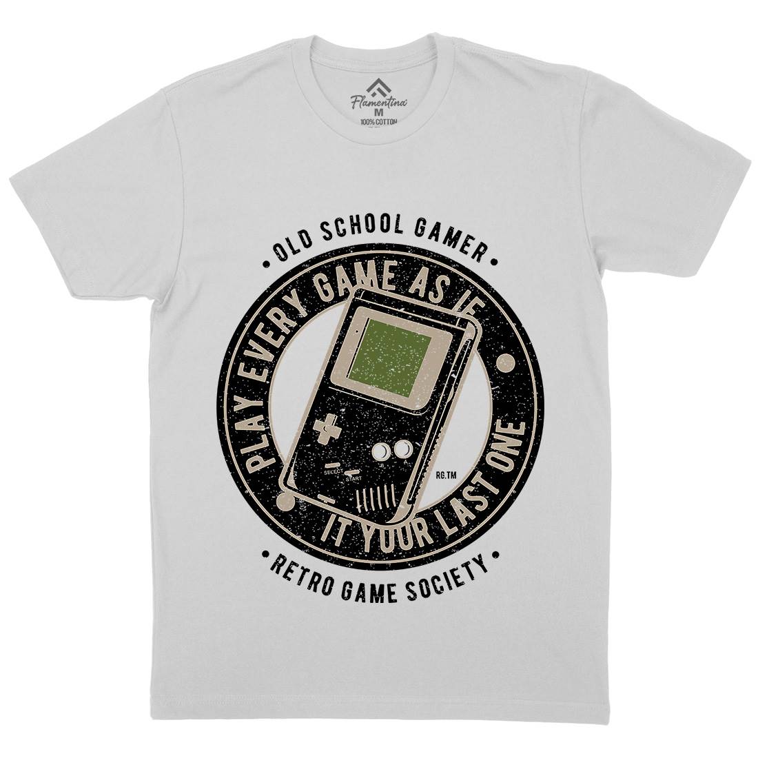 Last Game Mens Crew Neck T-Shirt Geek A703