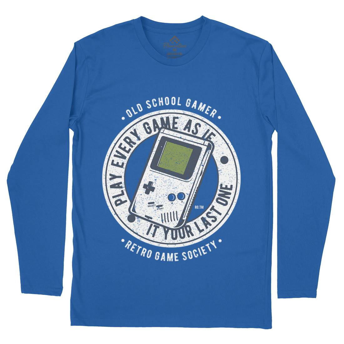 Last Game Mens Long Sleeve T-Shirt Geek A703