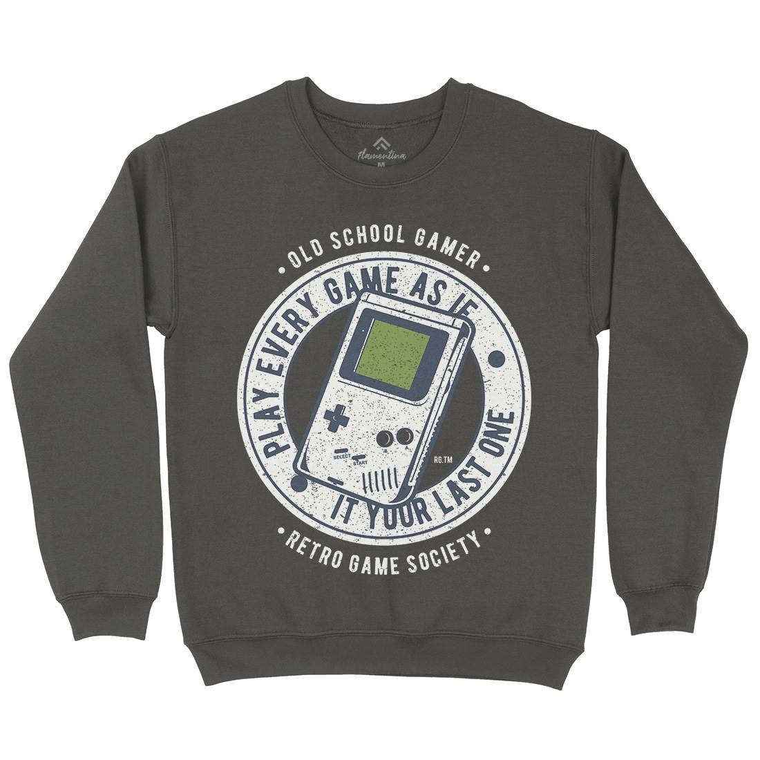 Last Game Kids Crew Neck Sweatshirt Geek A703
