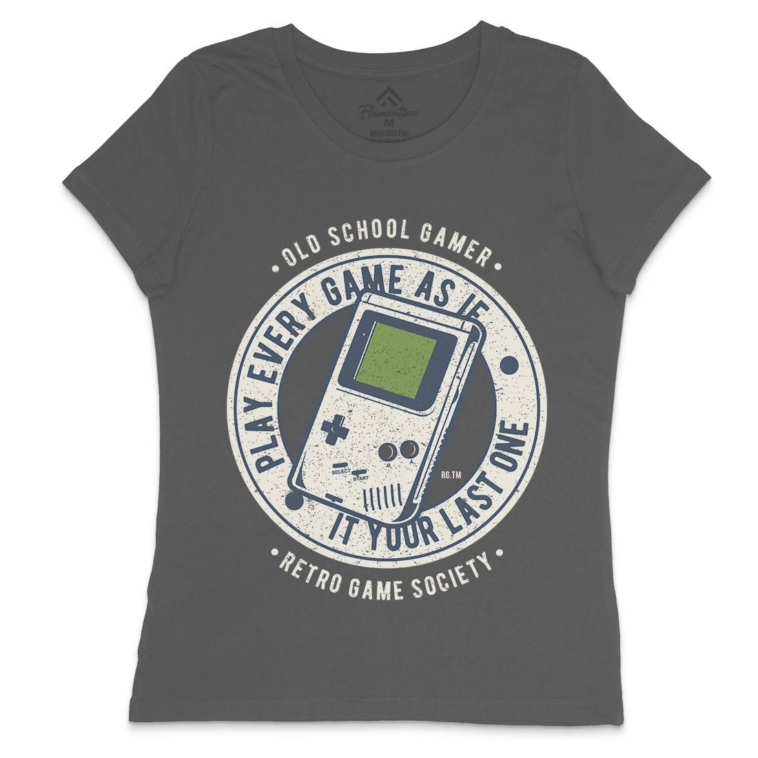 Last Game Womens Crew Neck T-Shirt Geek A703