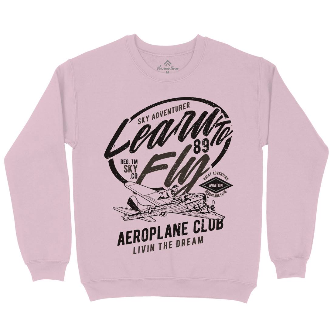 Learn To Fly Kids Crew Neck Sweatshirt Vehicles A704