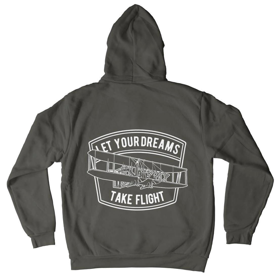 Let Your Dreams Mens Hoodie With Pocket Vehicles A706