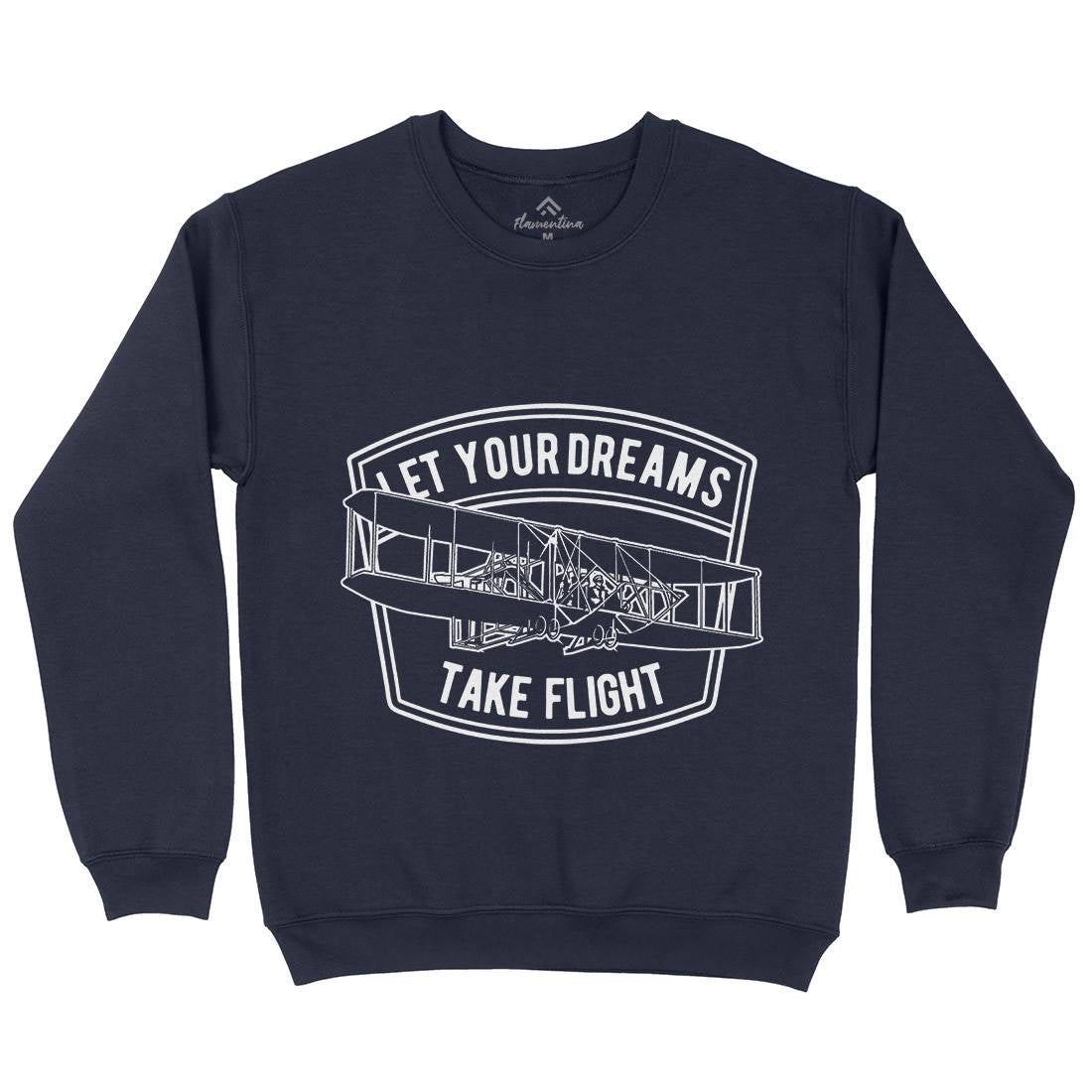 Let Your Dreams Mens Crew Neck Sweatshirt Vehicles A706