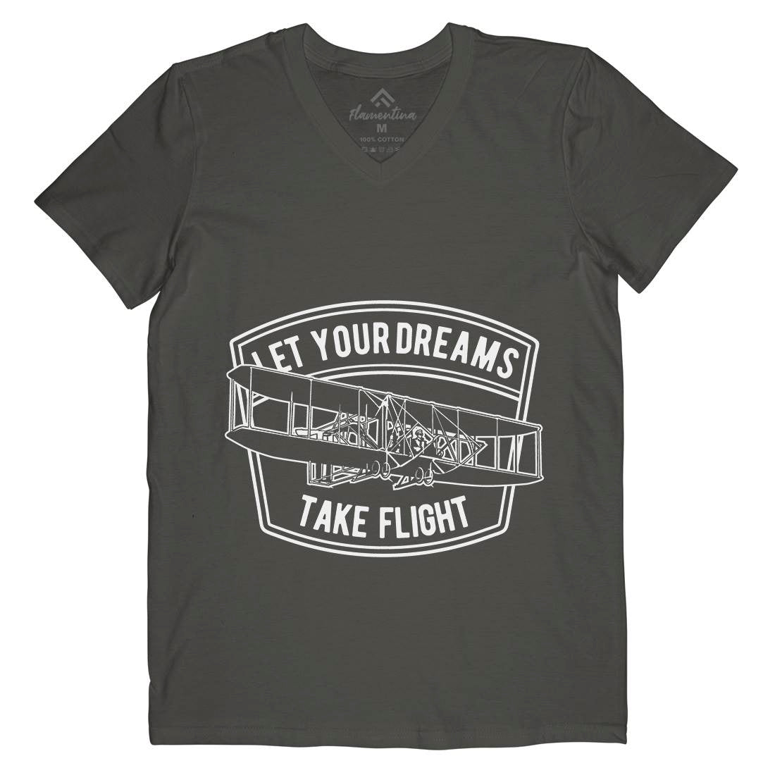 Let Your Dreams Mens V-Neck T-Shirt Vehicles A706