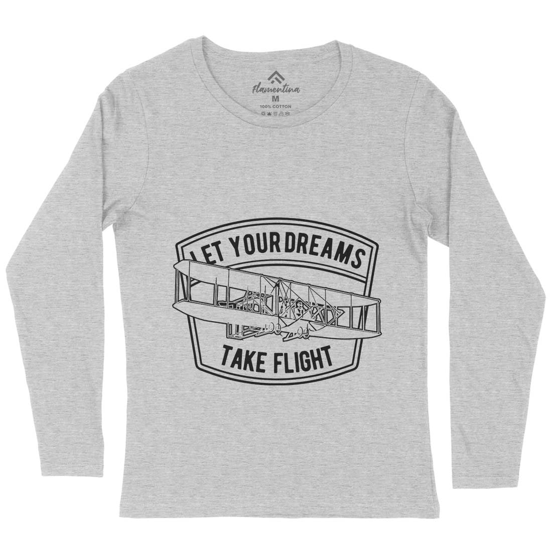 Let Your Dreams Womens Long Sleeve T-Shirt Vehicles A706