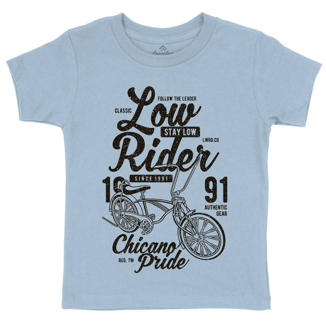 Low Rider Kids Crew Neck T-Shirt Bikes A710