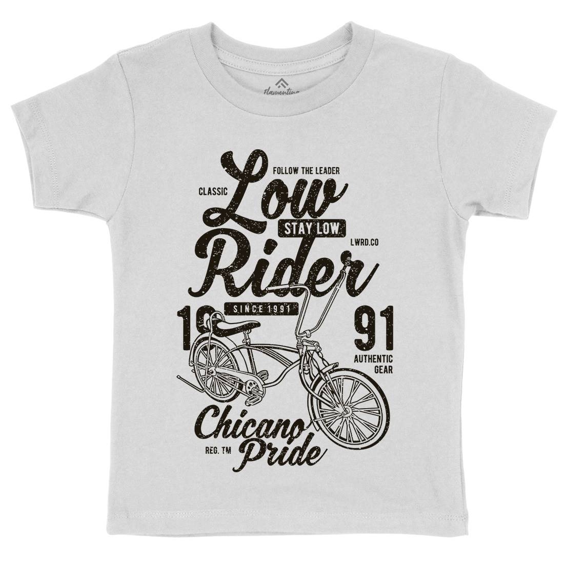 Low Rider Kids Crew Neck T-Shirt Bikes A710