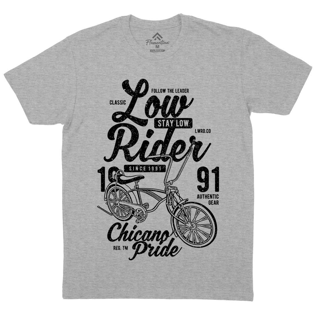 Low Rider Mens Crew Neck T-Shirt Bikes A710