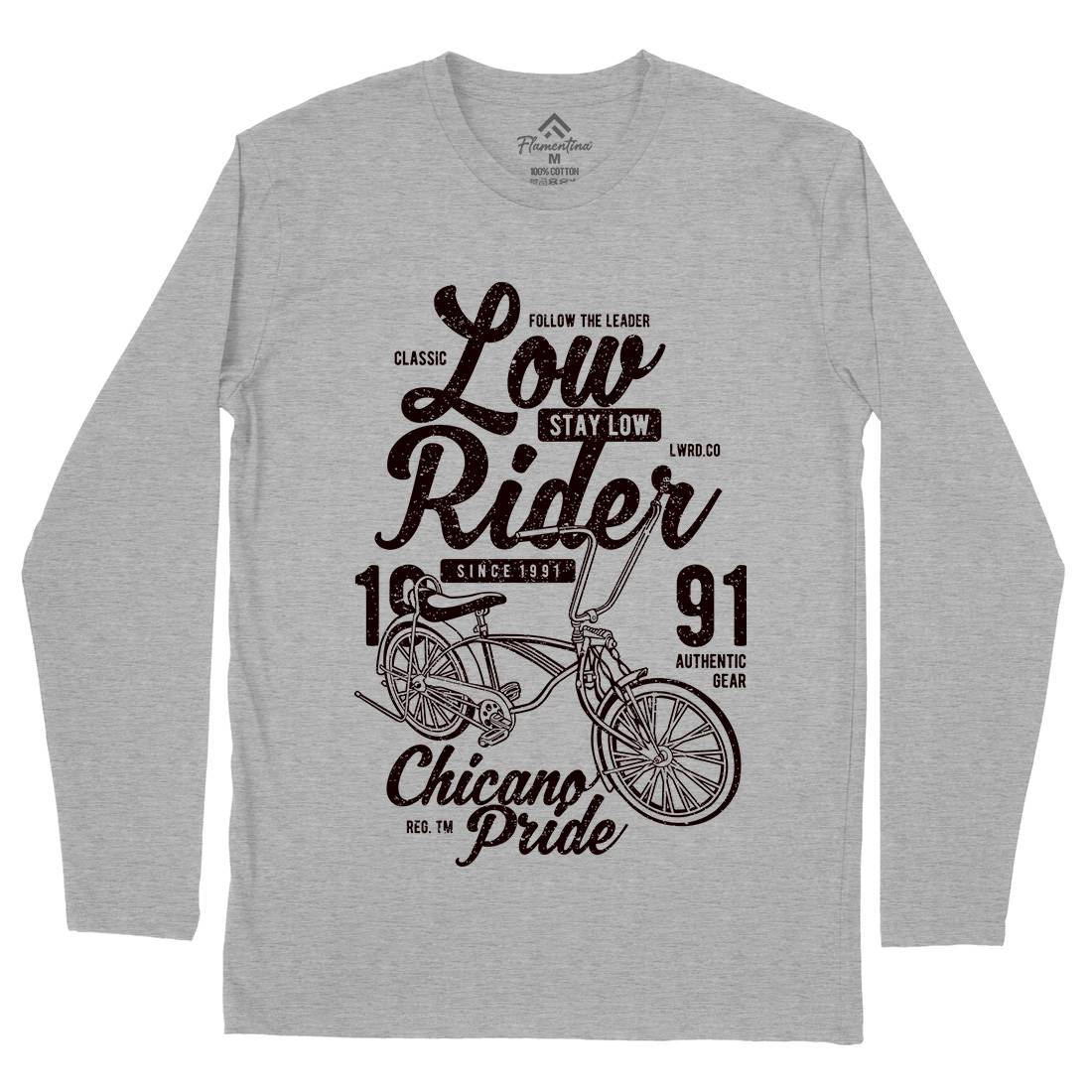 Low Rider Mens Long Sleeve T-Shirt Bikes A710