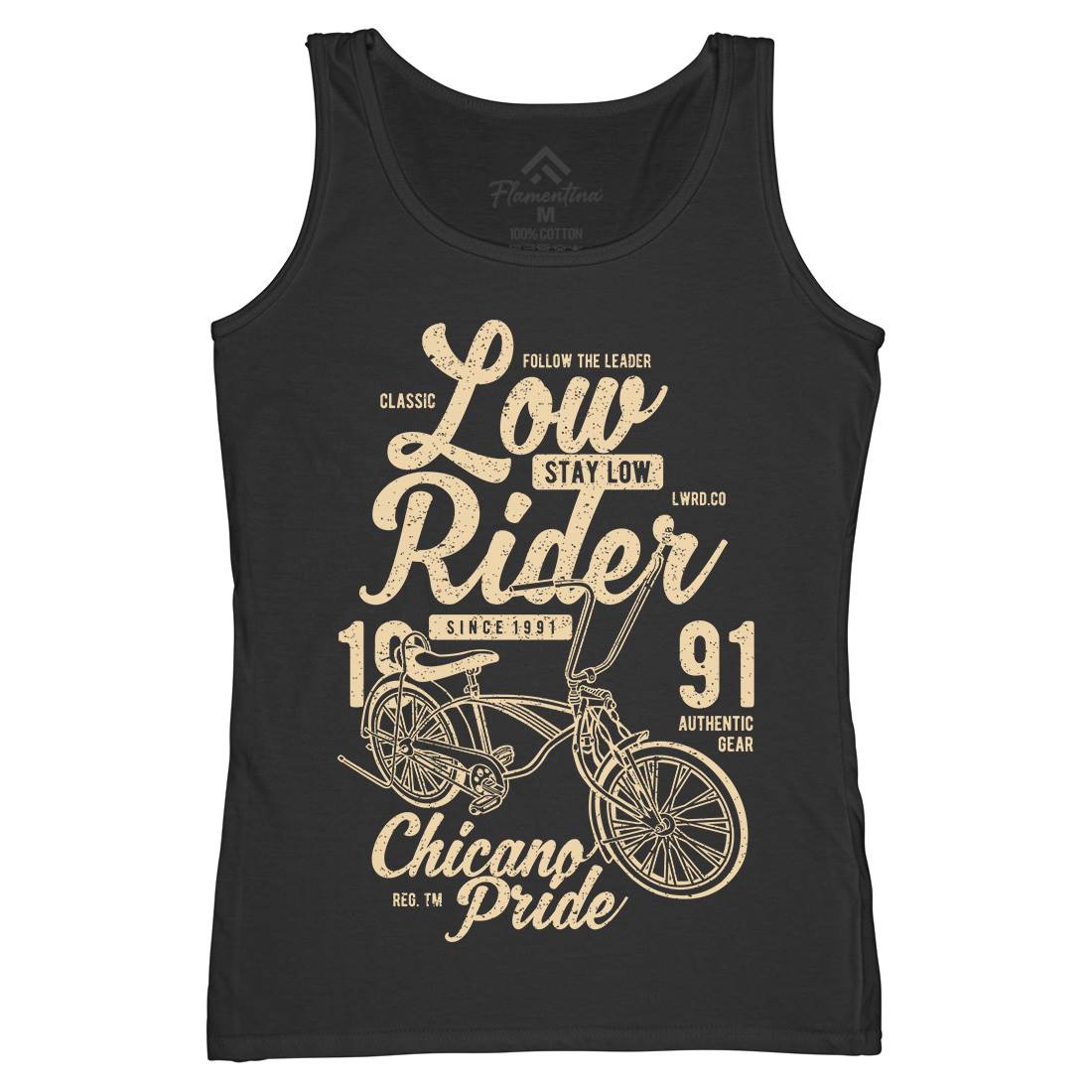 Low Rider Womens Organic Tank Top Vest Bikes A710