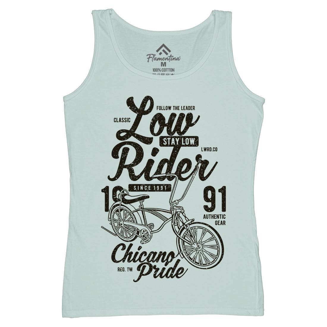 Low Rider Womens Organic Tank Top Vest Bikes A710