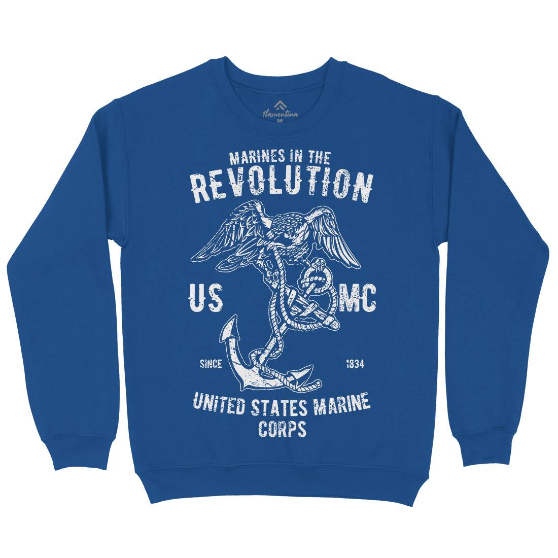 Marines Revolution Kids Crew Neck Sweatshirt Army A712