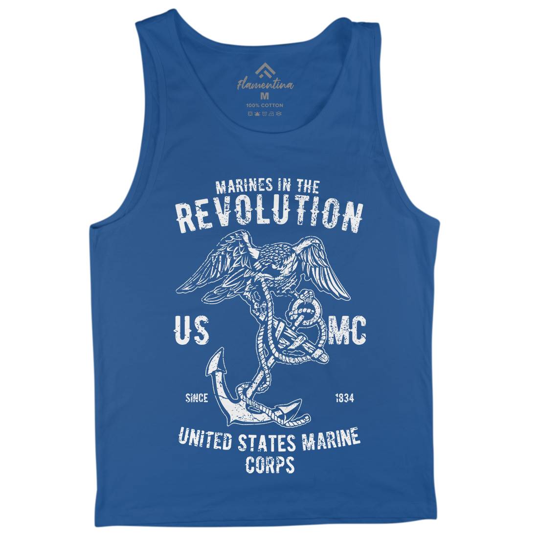 Marines Revolution Mens Tank Top Vest Army A712