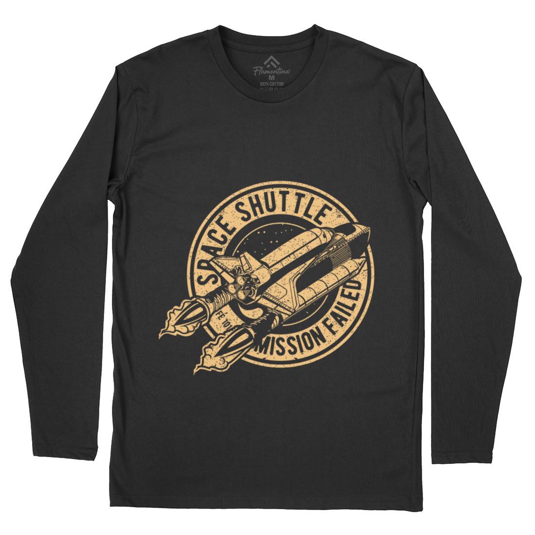 Mission Failed Mens Long Sleeve T-Shirt Space A713