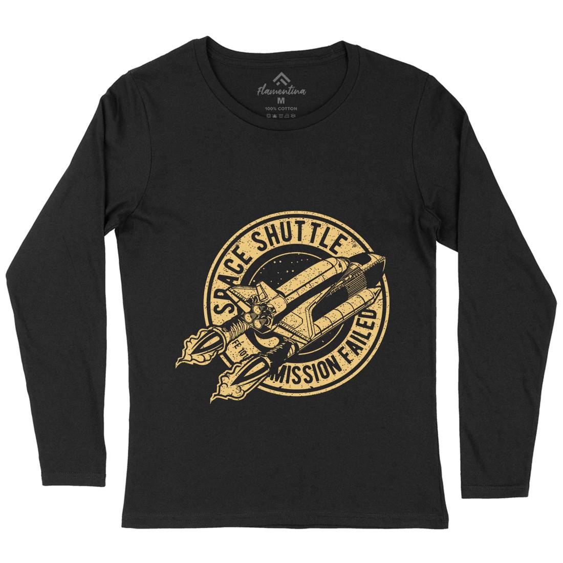 Mission Failed Womens Long Sleeve T-Shirt Space A713