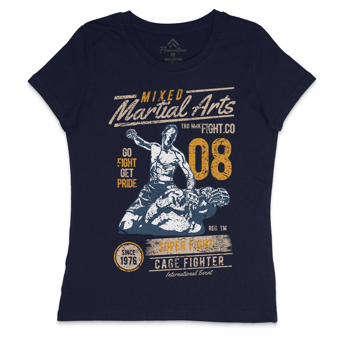Mixed Martial Arts Womens Crew Neck T-Shirt Sport A714