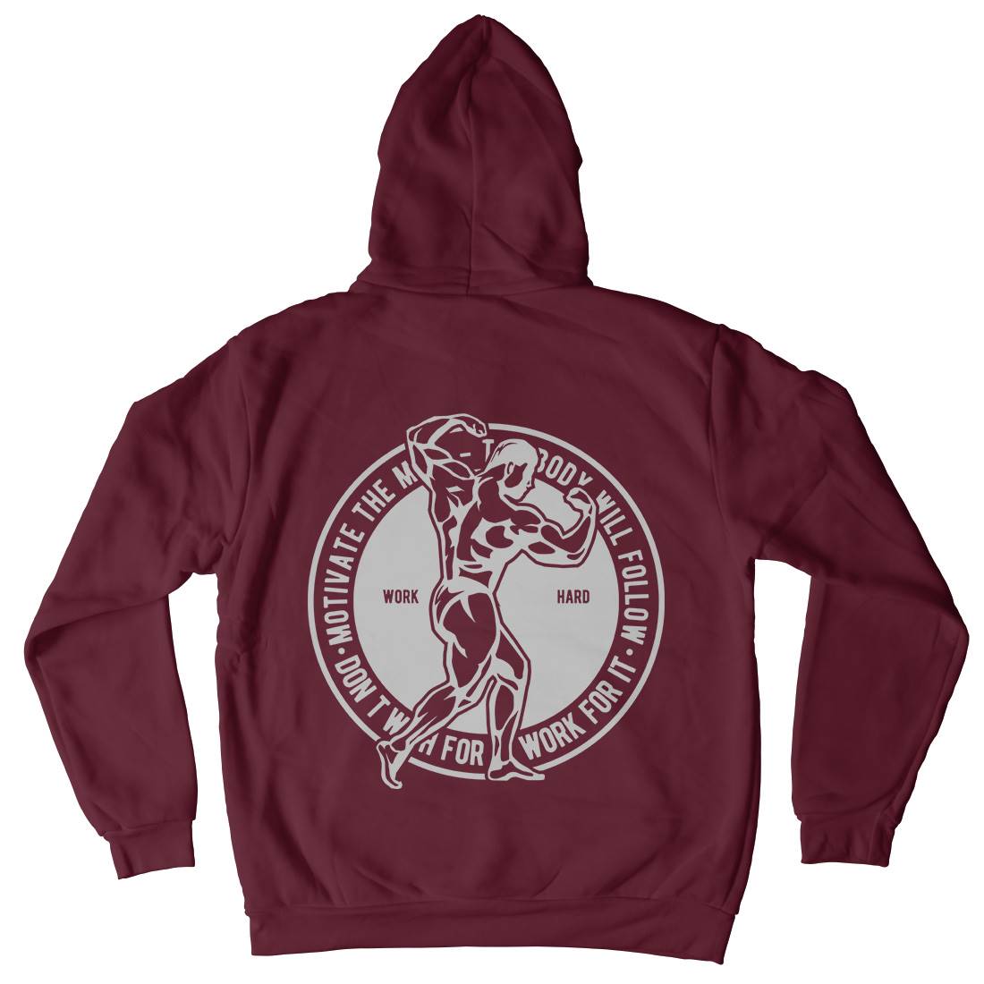 Motivate The Mind Kids Crew Neck Hoodie Gym A716